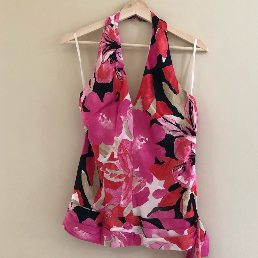 Silk Halter Top